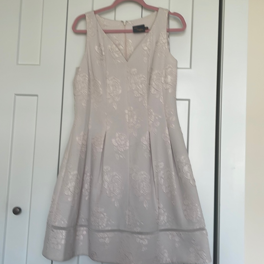 Just Taylor dress. Beige/blush color. Size 10